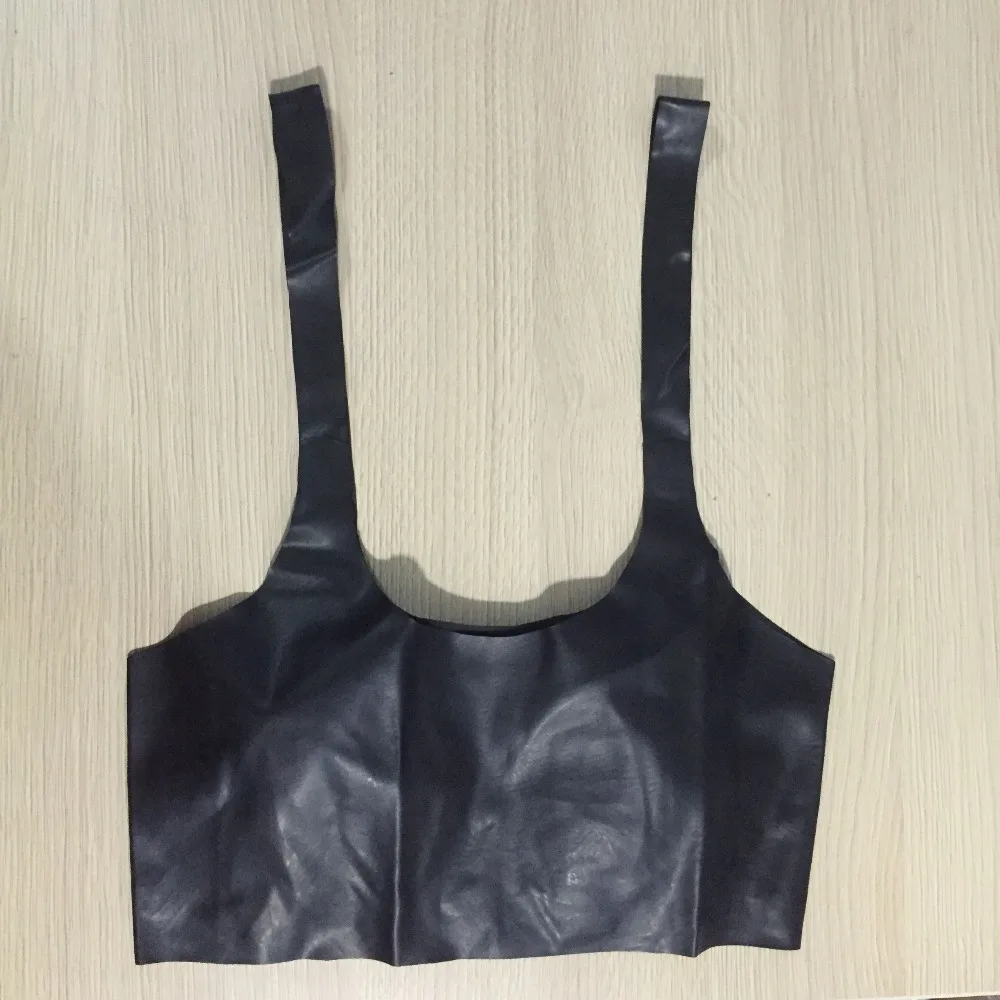 

Sexy Women Erotic Latex Lingerie Bra Rubber Bra with Nipple Hole