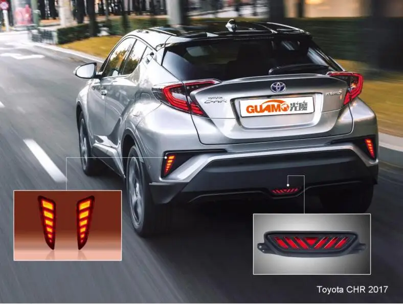 Автомобильные аксессуары для Toyota C-HR CHR 2016 2017 DRL светодиодсветодиодный дневные