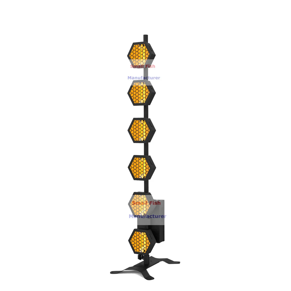 6 шт. Новые галогенные лампы 6X300W DMX транспортные огни для сцены Ретро вспышки