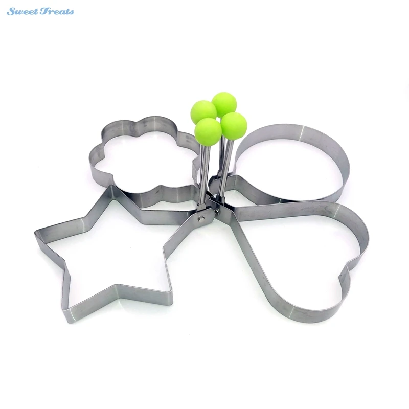 1 шт. Форма для яиц в форме животных из нержавеющей стали жареный яичный бок