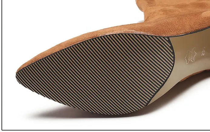 Aleafalling/Женские ботинки в байкерском стиле женские простые с острым носком на