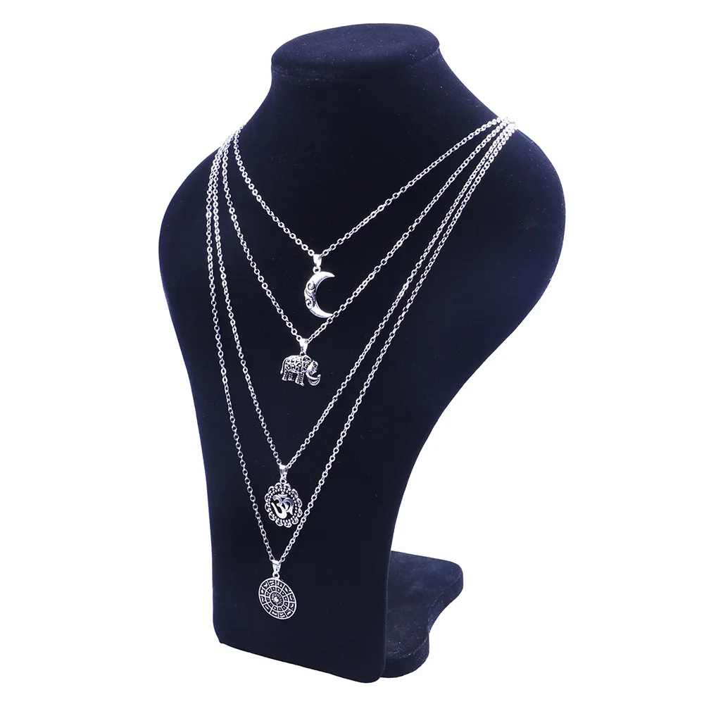 Женское винтажное ожерелье с подвеской в стиле бохо|chokers necklaces for women|elephant pendant