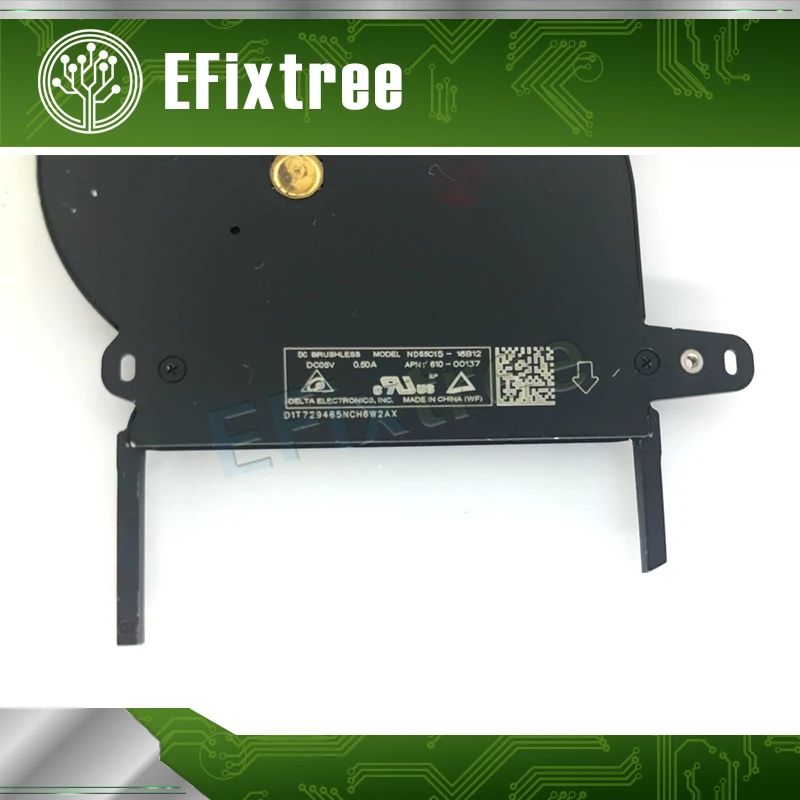 Подлинный вентилятор для ноутбука A1708 MacBook Pro Retina 13 дюймов охлаждающий процессора