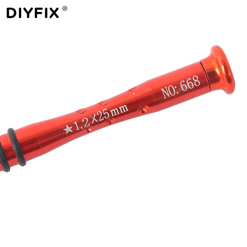 DIYFIX Инструменты для ремонта открывания ноутбуков 1,2 мм P5 Pentalobe отвертка Нескользящая Прецизионная отвертка для MacBook Air и Pro retina