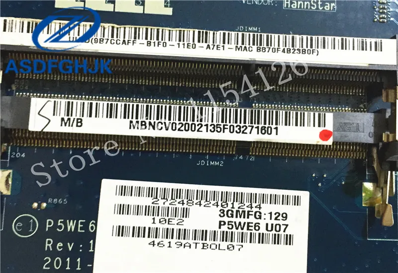 Оптовая продажа материнской платы для ноутбука Acer aspire 5250 E443 LA-7092P MBRJY02001 MB.RJY02.001 E350