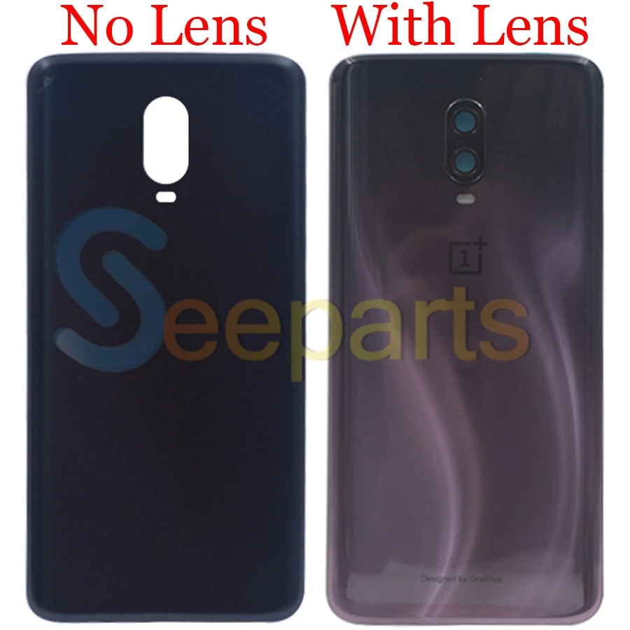 Чехол для аккумулятора Oneplus 6 T задняя крышка стеклянной двери запасные части