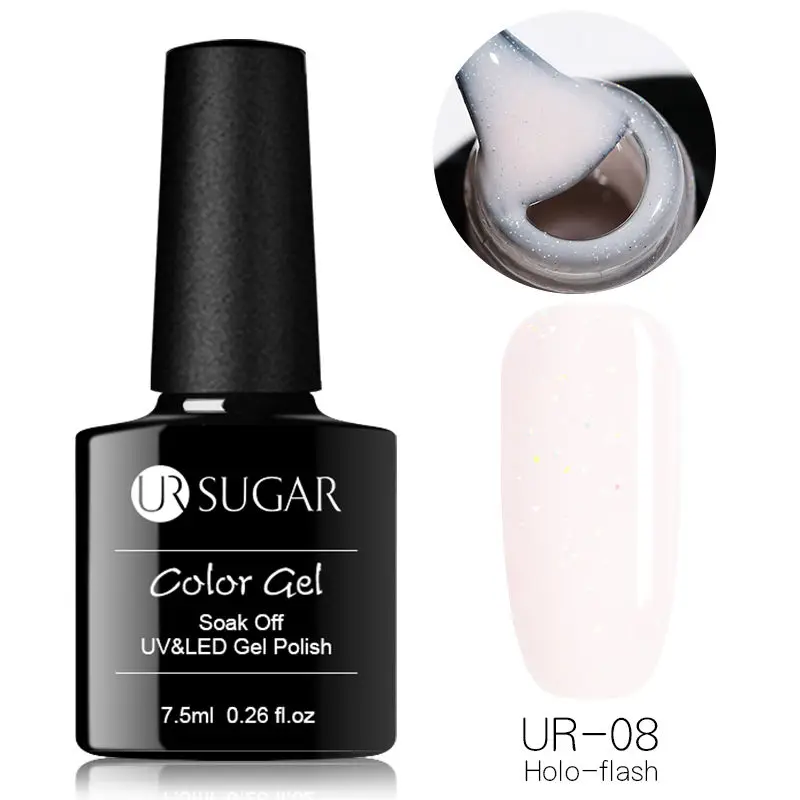 8 Ur Sugar УФ-гель для наращивания ногтей, Блестящий лак для ногтей, полимерный Гель-лак для ногтей, жидкий гель для дизайна ногтей, гибридный гвоздь для ногтей - Цвет: 8