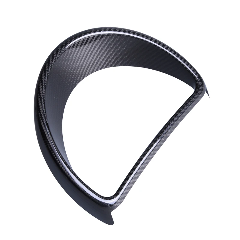 Real carbon fiber Автомобильная приборная панель из углеродного волокна, декоративный комбинированный счетчик, аксессуары для нового smart 453 fortwo forfour, модификация автомобиля, Стайлинг - Название цвета: Real carbon fiber