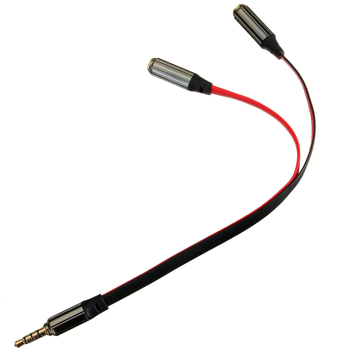 Кабель удлинитель для наушников 3 5 мм|extension cable|gold malesplitter headphone |