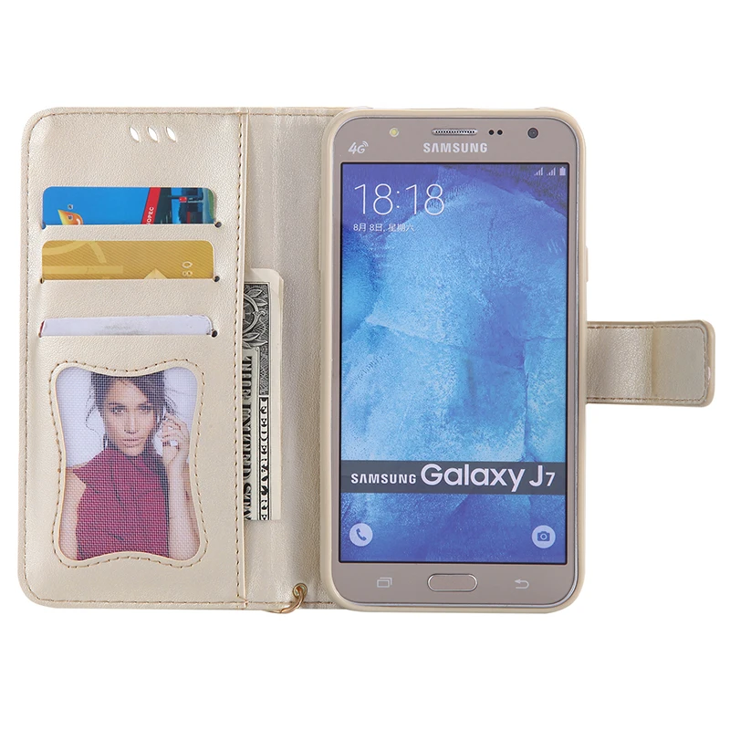 Nephy роскошный кожаный Световой Полный чехол для телефона для Samsung Galaxy J3 J5 J7 J1 премьер-профессионал крышка чехол для корпуса Корпус