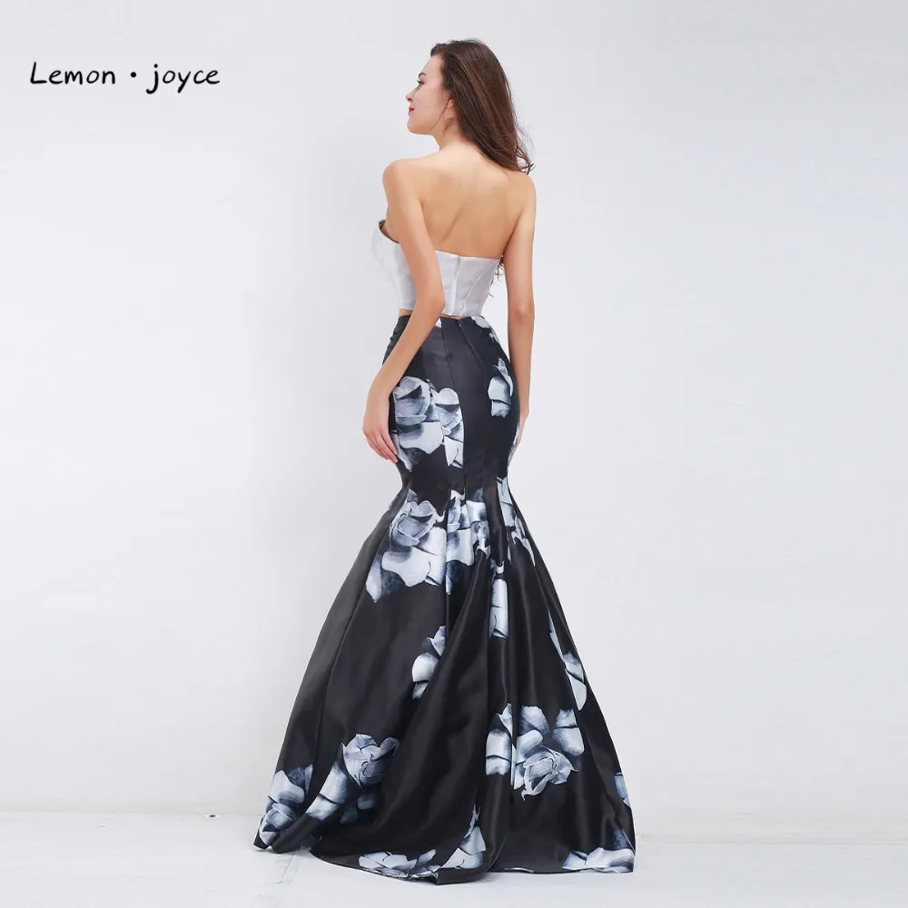 Длинные Серые Вечерние платья русалки 2020 из двух частей милое элегантное платье