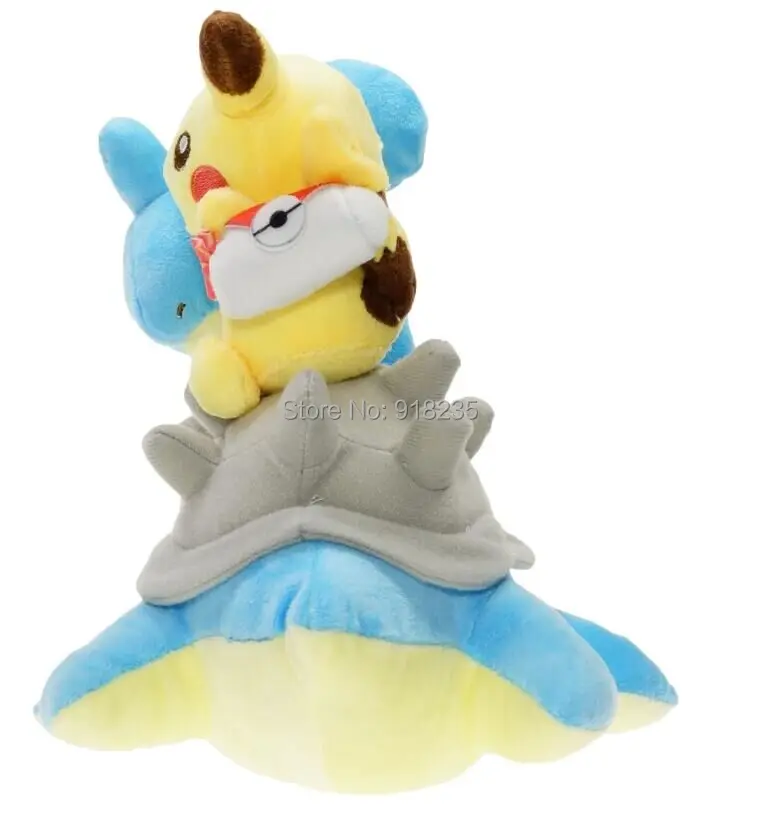 10/лот Пикачу для верховой езды Lapras 20 см плюшевые куклы мягкие игрушки|Персонажи