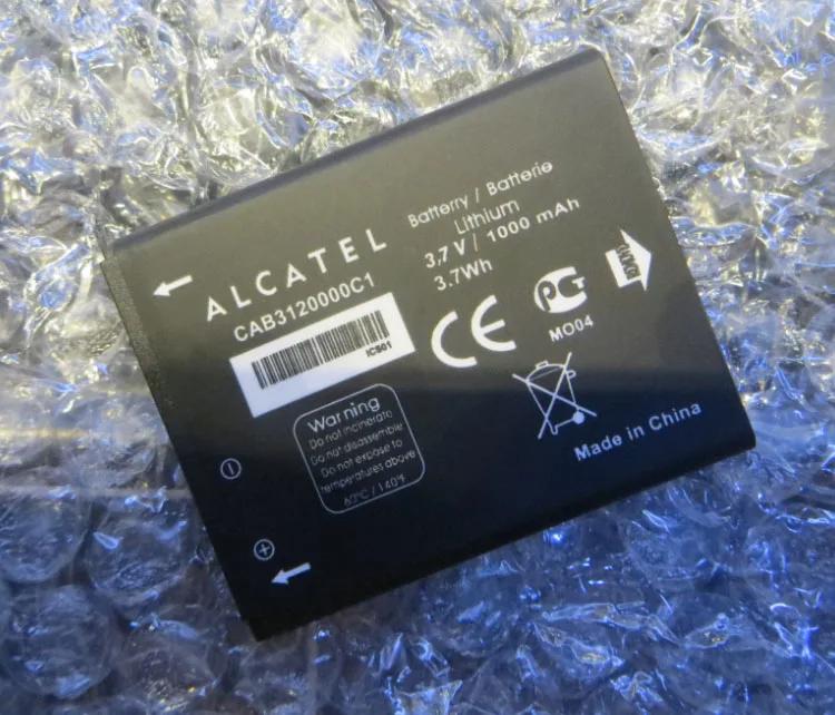 Новый литий ионный аккумулятор CAB3120000C1 CAB23A0000C1 850mAh 3 7 V для Alcatel One Touch 768 OT710 OT888A OT880A