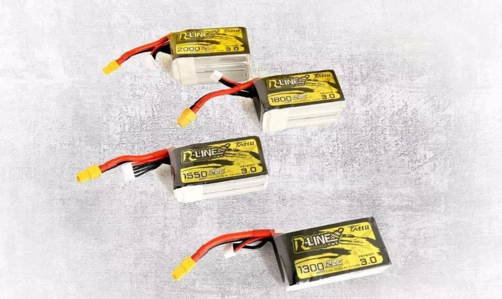 Татту R-Line Версия 3,0 V3 1300/1400/1550/1800/2000 мА/ч, 120C 4S 6S 4,2 V Lipo Батарея XT60 штекер небольшой гоночный Дрон с видом от первого лица Квадрокоптер с дистанционным управлением