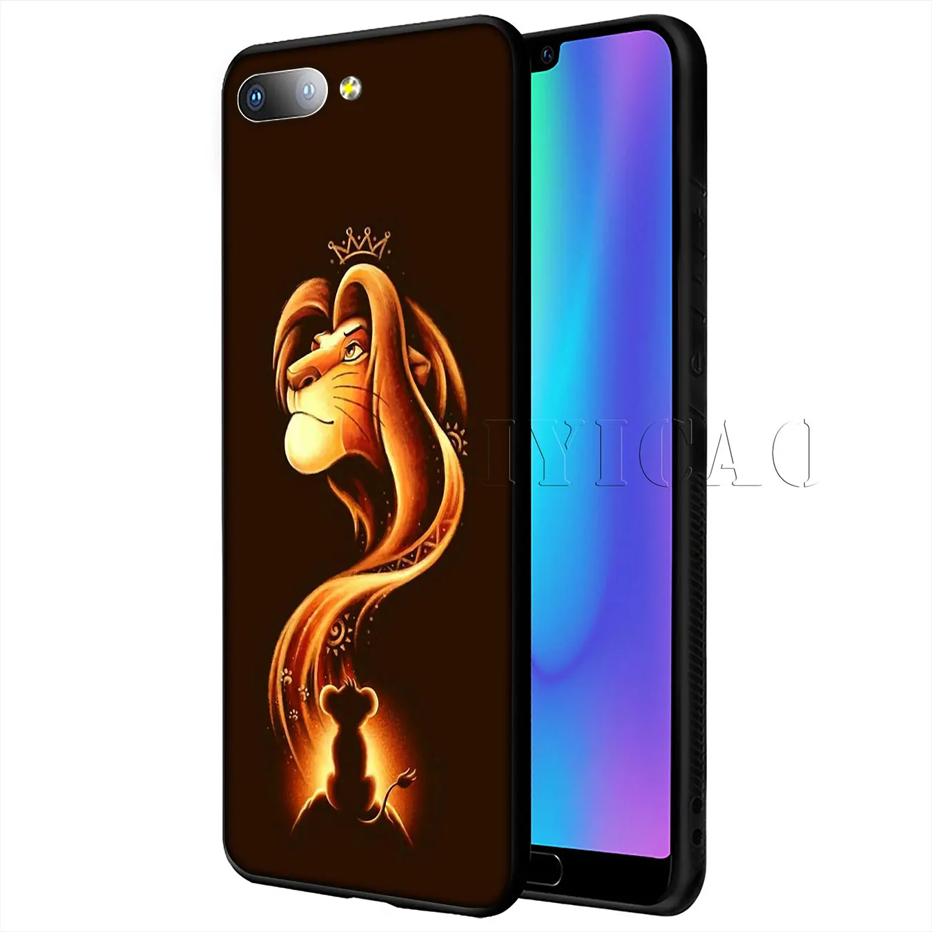 Мягкий силиконовый чехол для телефона IYICAO the Lion King Huawei Y9 Y7 Y6 Prime 2019 Honor 20 8C 8X 8 9 9X 10 Lite