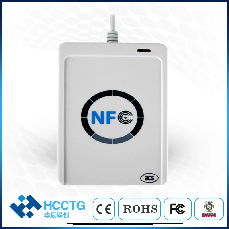 NFC кард-ридер PC-linked Бесконтактный писатель RFID считыватель тегов -- ACR122U-A9 |