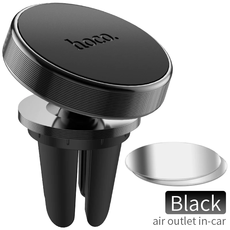 Black ca47 НОСО Универсальный автомобильный держатель Магнитный Air Vent gps автомобильный держатель телефона для iPhone X XS Max samsung Xiaomi 360 градусов вращения - Цвет: Black ca47