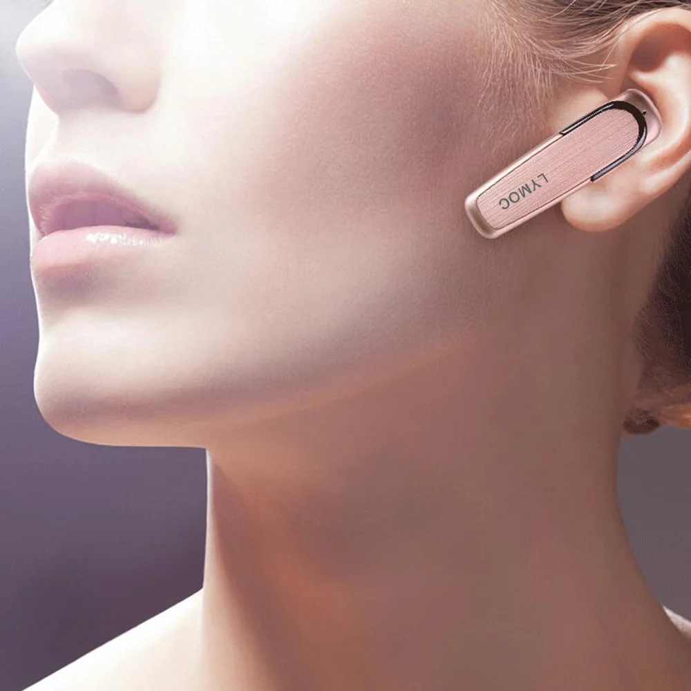 LYMOC Y8 беспроводные Bluetooth наушники, гарнитура для телефона, умный голосовой контроль CSR4.1, 24 часа, Handfree, HD микрофон, музыка для iPhone, Android