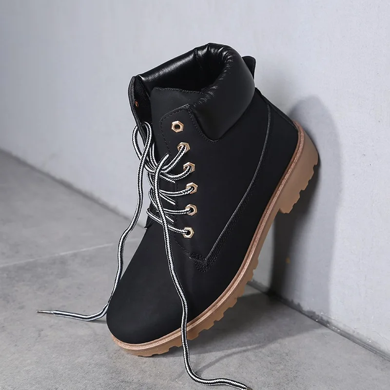 2020 Hot Sale Autumn Early Winter Shoes Women Flat Heel Boots Fashion Keep warm Women's Brand Woman Ankle Botas Camouflage | Обувь