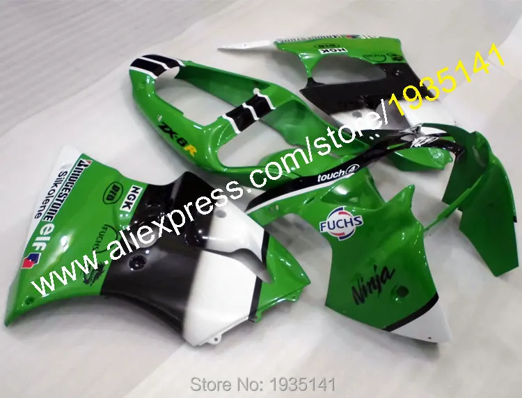 Для Kawasaki обтекатель комплект ниндзя ZX 6R Новый послепродажного 2000 2001 2002 ZX6R кузов