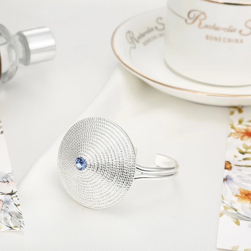 Африканские Ювелирные наборы Shamty синий камень чистый золотой цвет серебряный