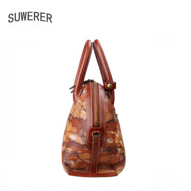 SUWERER женские сумки из натуральной кожи роскошные дизайнерские ручной работы с