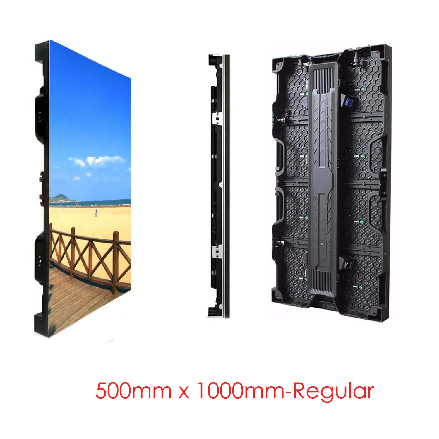 AliExpress Германия Крытый p3.91 светодиодный панельный дисплей для 500x500 светодиодный шкаф, легкий светодиодный экран панели Модуль 25x25 см