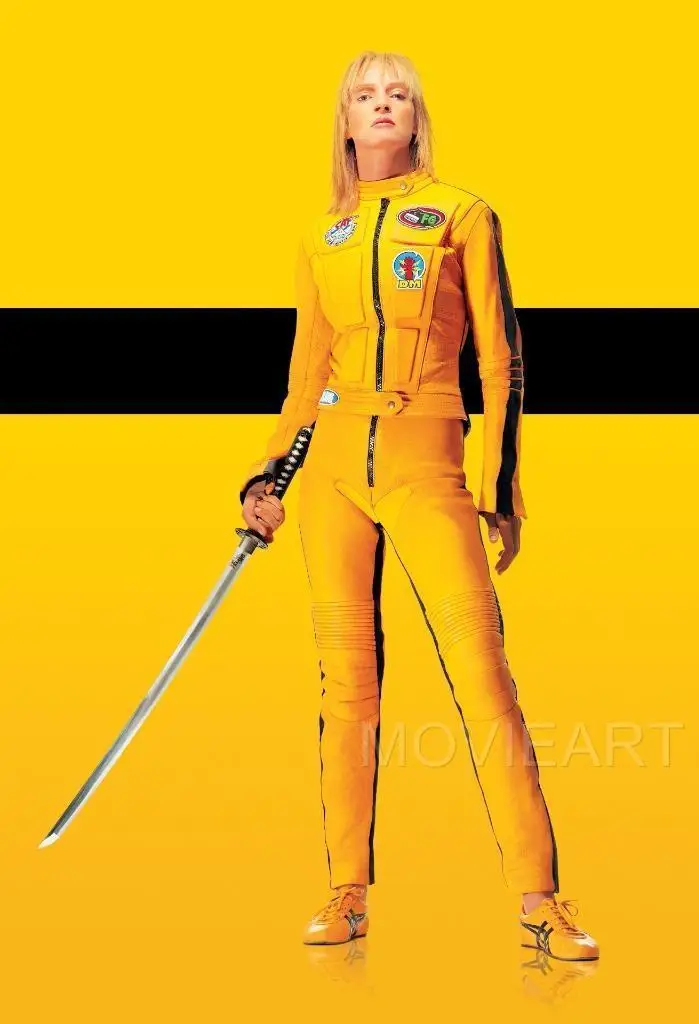 Шелковый плакат KILL BILL для кино без текста Настенная картина 24x36 дюймов | Дом и сад