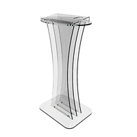 clear acrylic lucite podium pulpit lectern