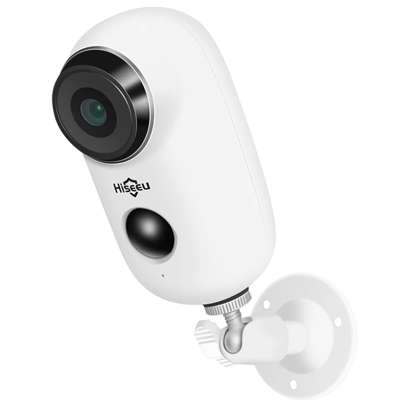 Беспроводная ip камера Hiseeu C10 перезаряжаемая батарея CCTV безопасности PIR