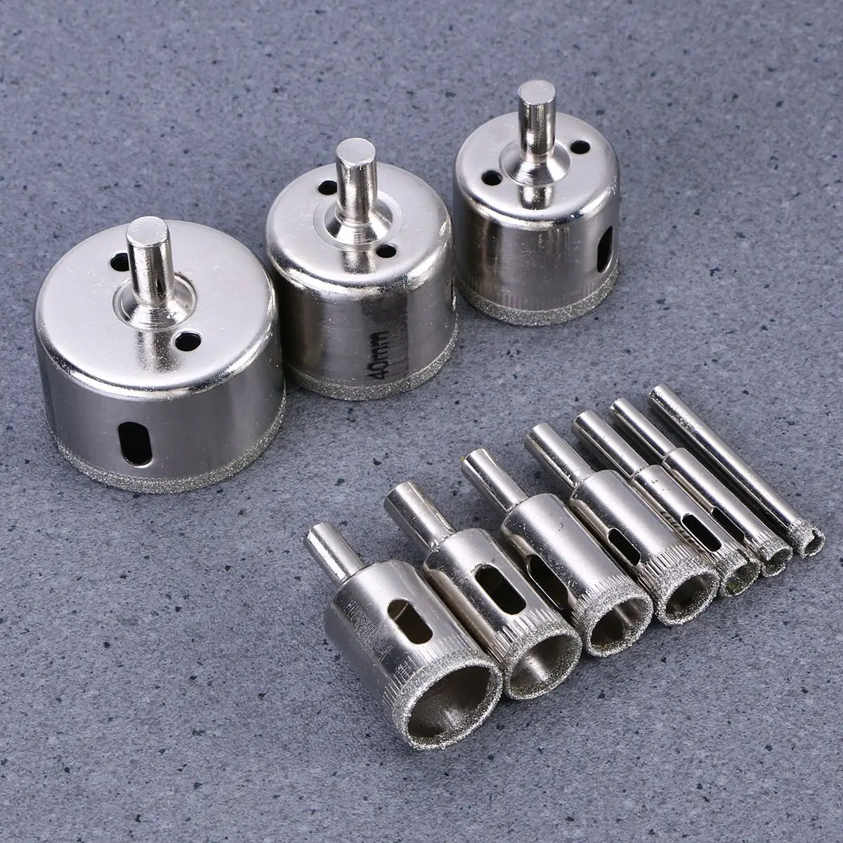 10 шт. алмазное сверло Набор отверстий пилы для фарфоровой плитки стеклянный