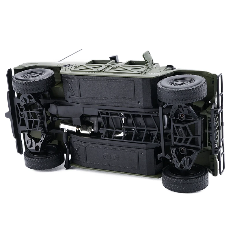 Высокая имитация 1:18 усовершенствованная военная модель автомобиля колесницы из сплава, коллекция игрушек из металлических отливок