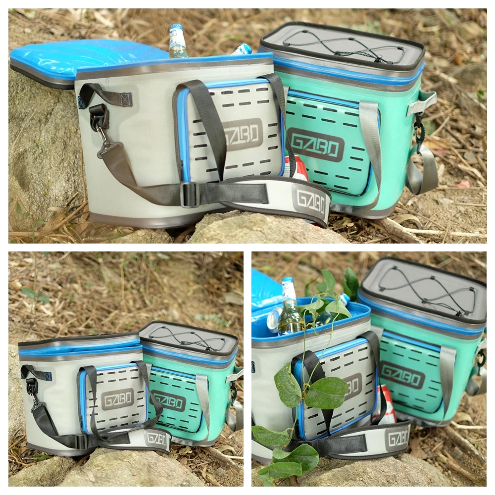 24cans TPU Cooler Bag Protable Thermal Insulated Waterproof Large Meal Package Lunch soft sided cooler bag outdoor picnic bags | Спорт и