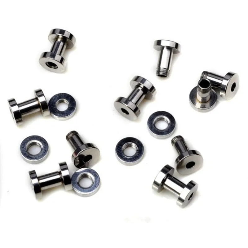 10 шт. Нержавеющая сталь винт уха Вилки Туннель Носилки Плоть датчик экспандер