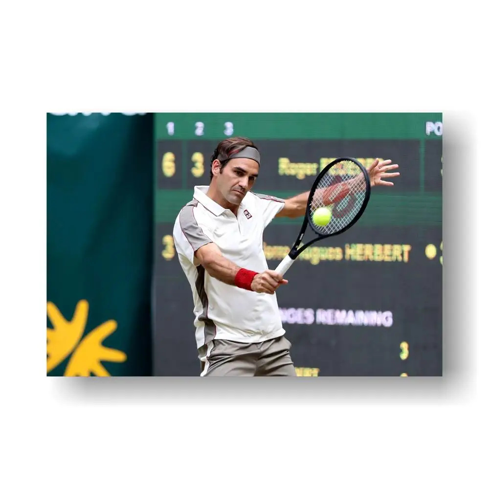 Roger Federer Постер фото ограниченная печать знаменитостей теннисистов Чемпион