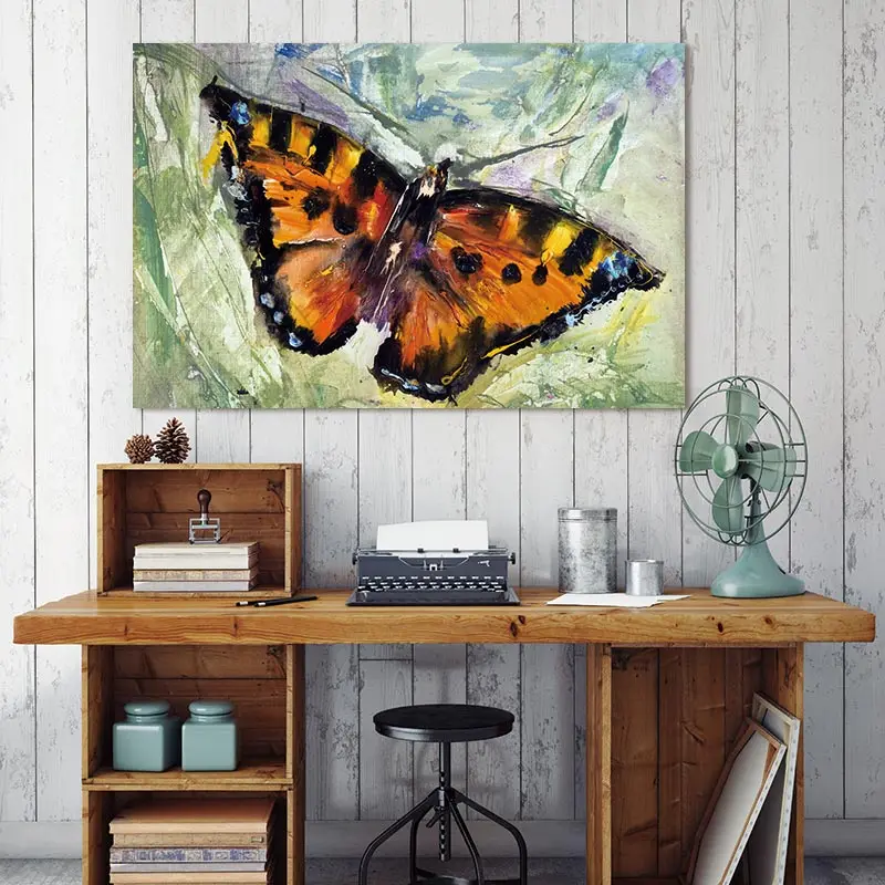 

Wall Poster art Canvas Painting Art wall picture abstract ptints and posters Beautiful butterfly decor print on canvas painting