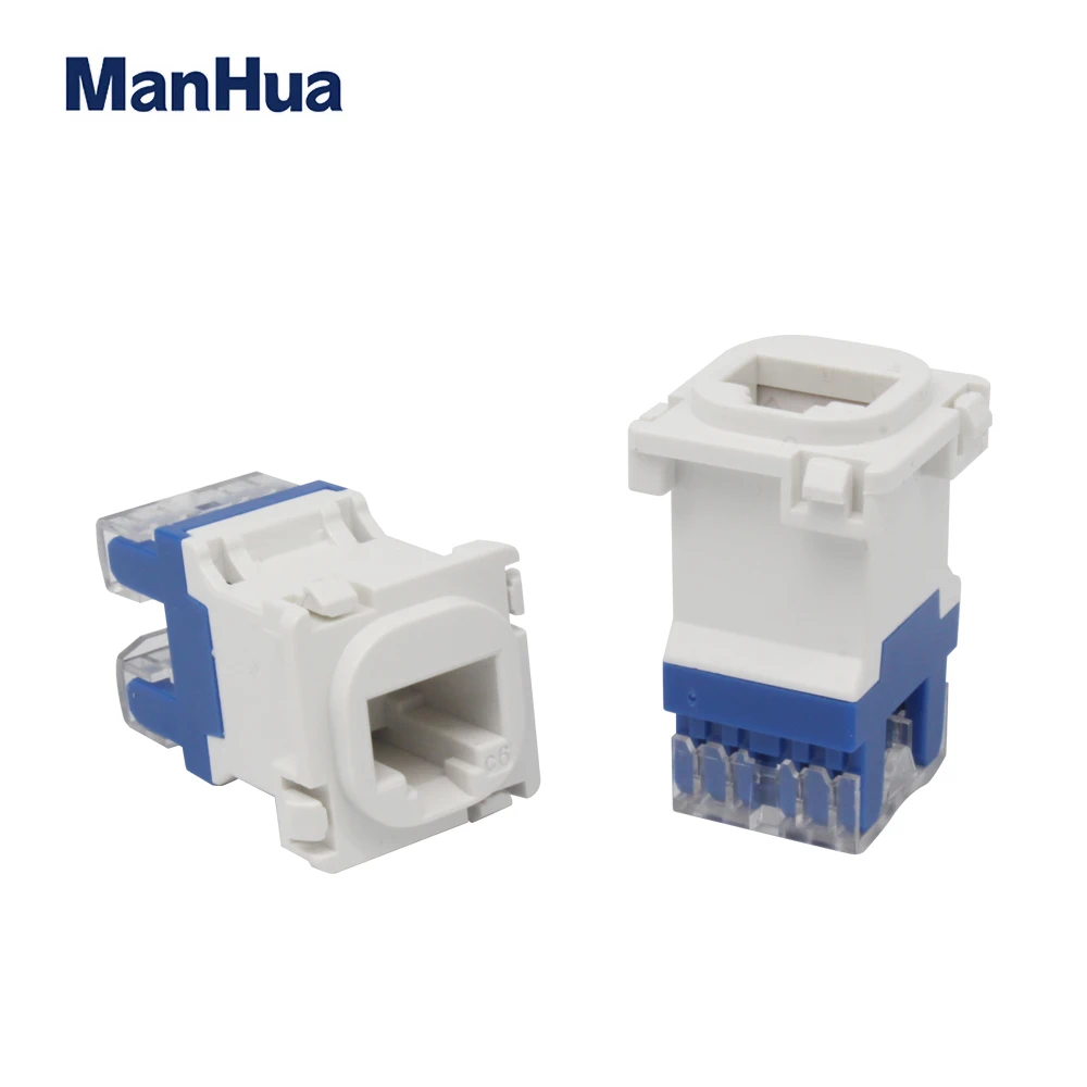 ManHua CAT6 RJ45 разъем Ethernet Keystone для австралийского разъема компьютерная