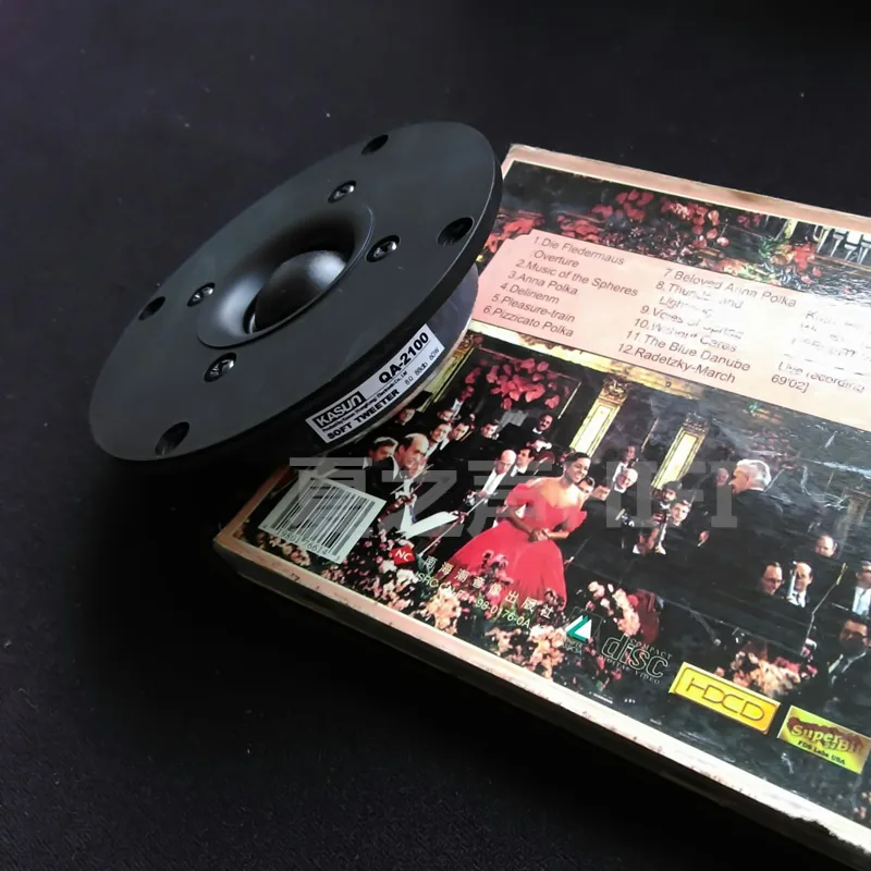 KASUN QA2100 4 дюймов Шелковый купол fever твитер HiFI динамик DIY 60 Вт 6 Ом 2 шт./лот