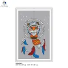 Набор для вышивки крестиком Joy Sunday с изображением маленькой лисы, сделай сам, 14CT, 11CT, в виде животных