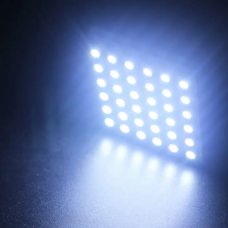 YM E Bright 50 шт. панельный светильник s 1210 36 SMD 3528 Светодиодный для чтения Festoon Dome лампа