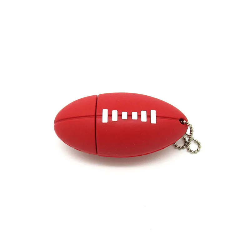 Красный мягкий футбол модель Ручка drive personalizado спортивный мяч usb флеш накопитель u