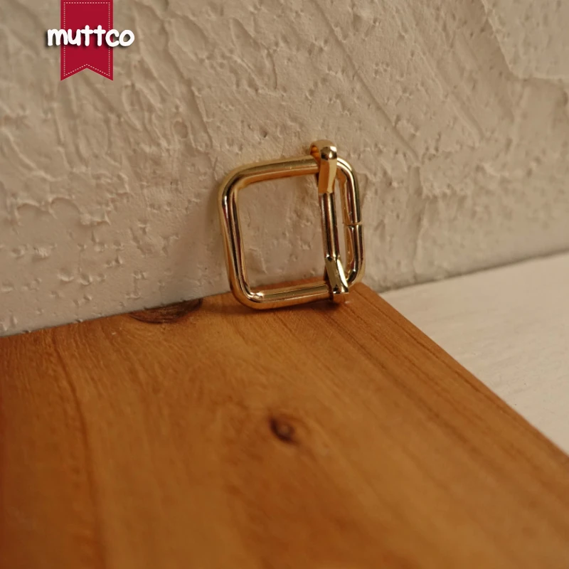 DIY 2,0 см ошейник золотистый металл регулируемая застежка чемодан оборудования пряжки ремни регулировки пряжки лямки LXK-003