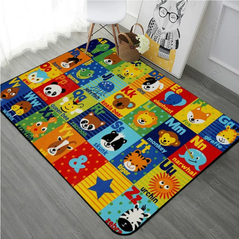 

kids cartoon children room carpet Numbers game play carpet the baby crawling rugs for children rooms bedroom boy tapete gift