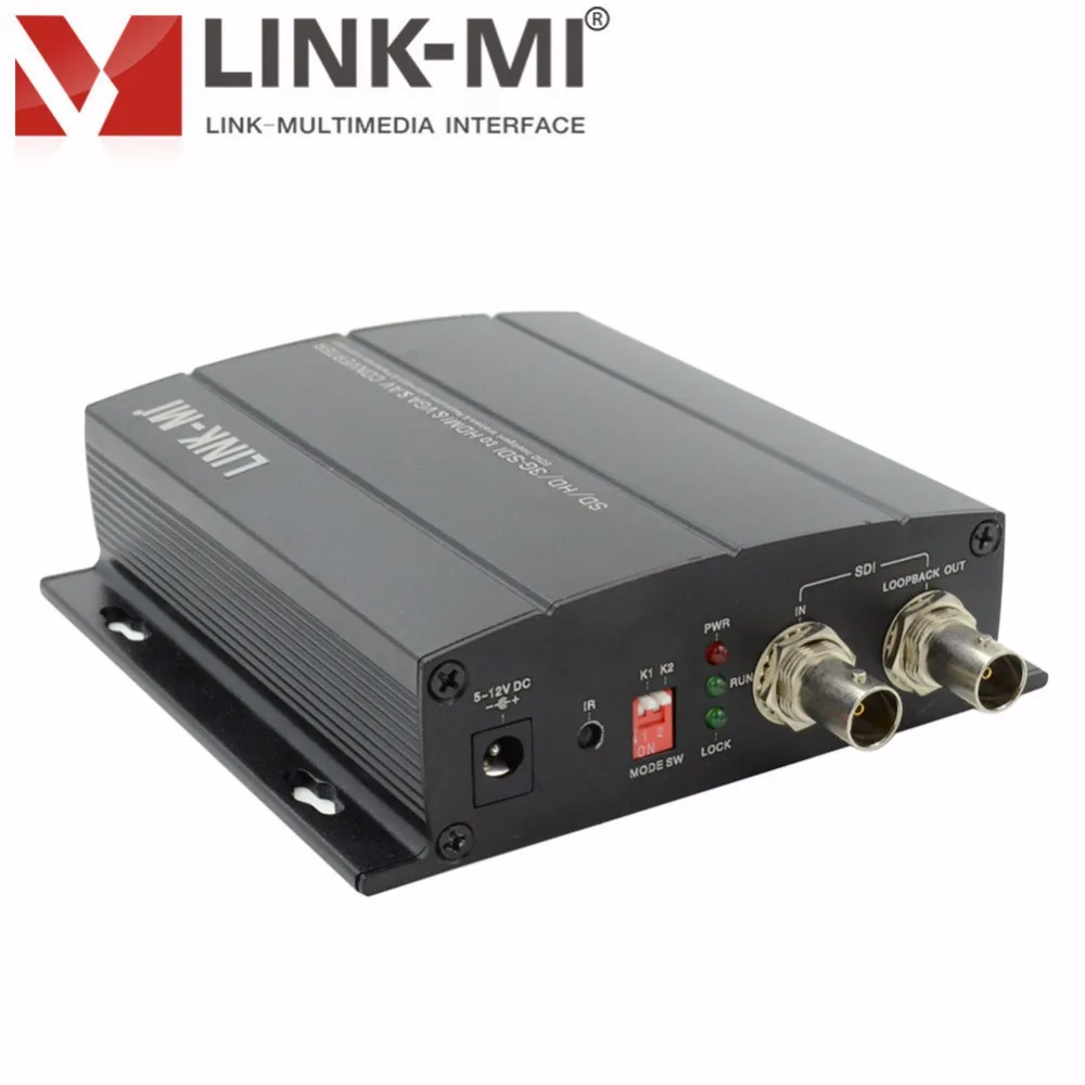 LINK MI SC5810P SD/HD/3G SDI к HDMI/VGA/AV вещания многофункциональный конвертер 1x2 сплиттер sdi