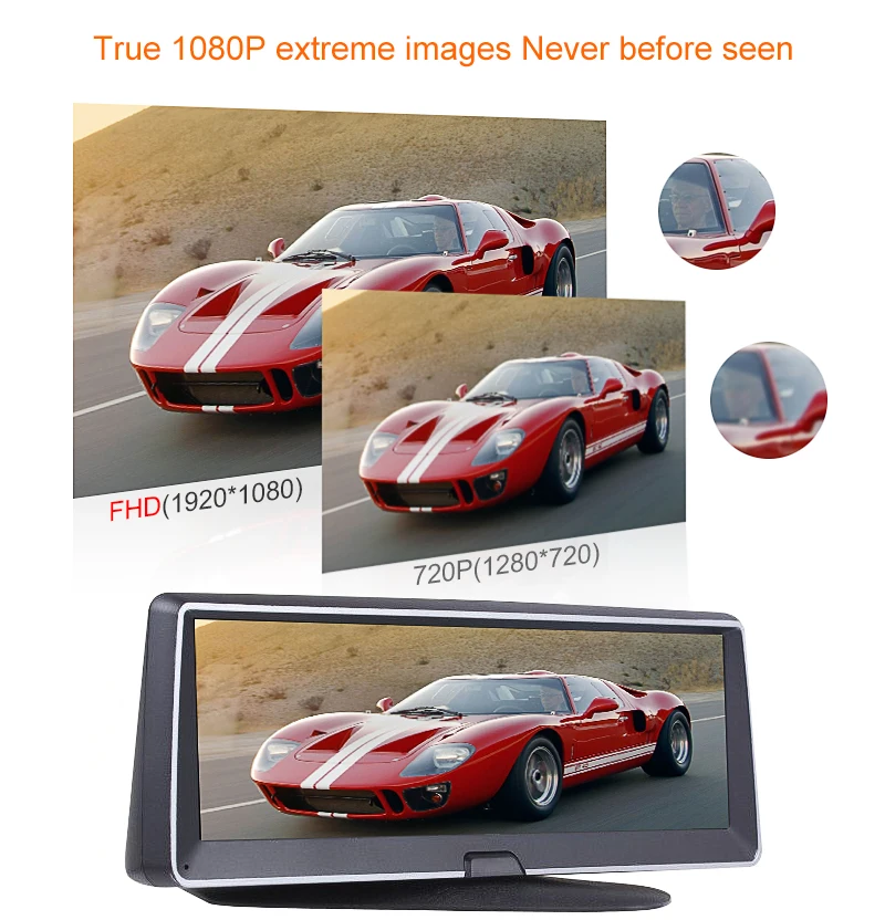 Автомобильный видеорегистратор Yantu 8 0 дюйма GPS навигация FHD 1080P Android автомобильная