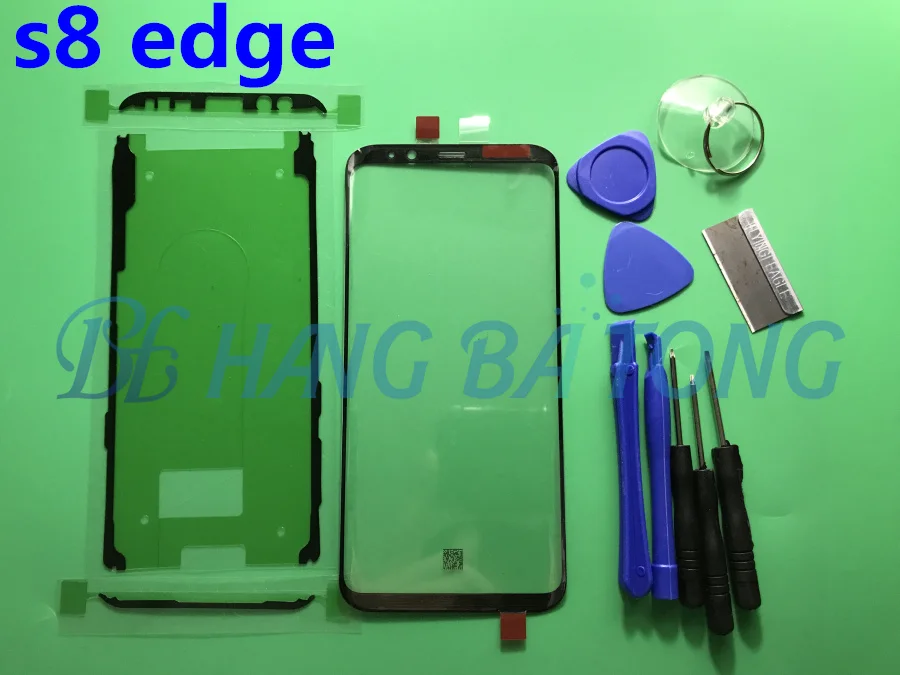 Оригинальное Сменное внешнее стекло для samsung Galaxy S8 G950 G950F 5,8 ''ЖК-дисплей сенсорный экран Переднее стекло Внешний объектив
