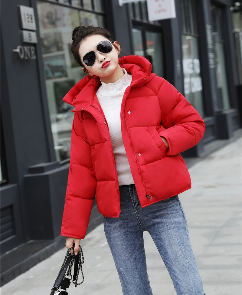 Зимняя женская куртка abrigos mujer invierno, верхняя одежда, короткая стеганая Женская парка с подкладкой, Женское пальто, jaqueta feminina