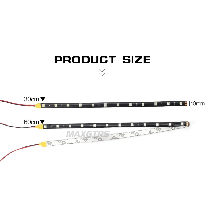 4x60 см 30 синий/зеленый/красный/белый светильник 5050 12 SMD высокая мощность