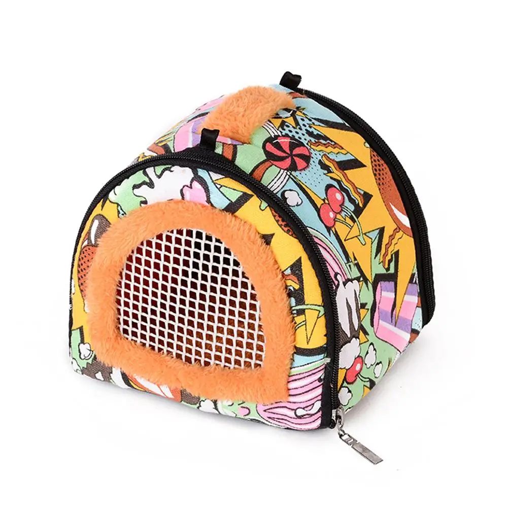Pet Hamster Cage Carrier Bag Soft Sided Carriers Portable Breathable Outgoing For Small Pets Accessories New |