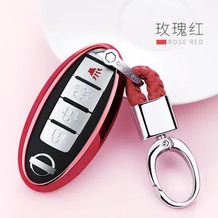 TPU Car Key Cover Case for Nissan Tidda Livida X-Trail T31 T32 Qashqai Teana March Juke For Infiniti EX FX G25 FX35 EX35 QX50 | Автомобили